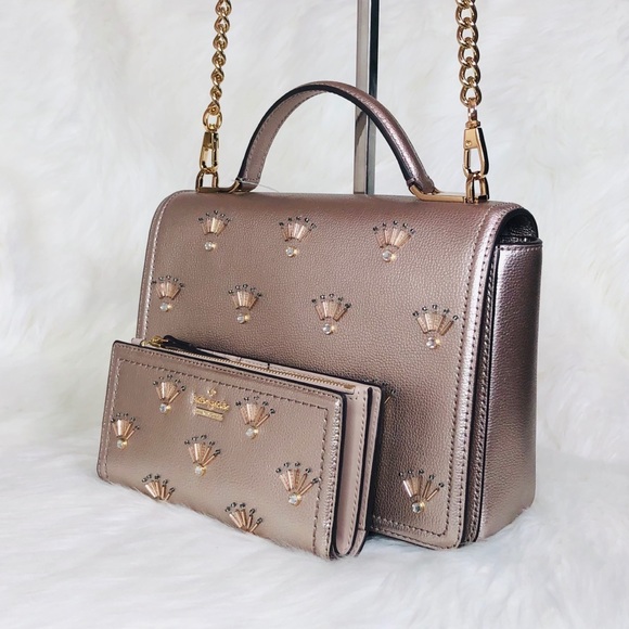 Kate Spade Maisie Embellished Crossbody Bag Wallet - Picture 2 of 8